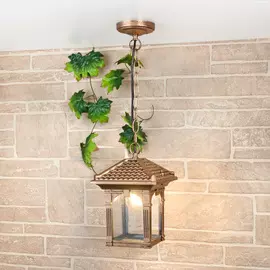 Уличный подвесной светильник Elektrostandard Corvus Corvus H черное зо