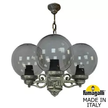 Уличный подвесной светильник Fumagalli Globe 250 G25.120.S30.BZE27