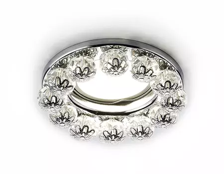 Встраиваемый светильник Ambrella Ceiling K203 CL/CH