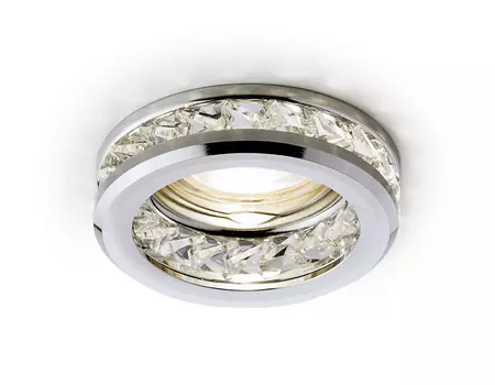 Встраиваемый светильник Ambrella Crystal K105 CL/CH