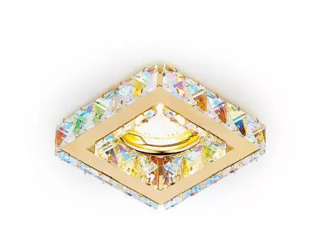 Встраиваемый светильник Ambrella Crystal K110 PR/G