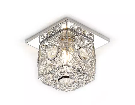 Встраиваемый светильник Ambrella Glass D1003 CH CL