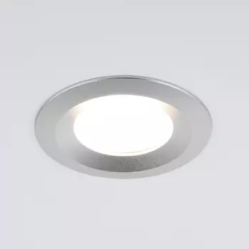 Встраиваемый светильник Elektrostandard 110 MR16 серебро