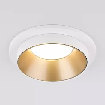 Встраиваемый светильник Elektrostandard 113 MR16 золото/белый