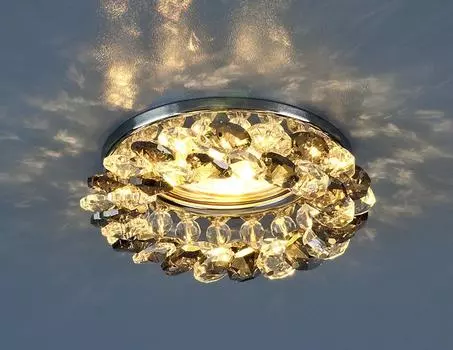 Встраиваемый светильник Elektrostandard 206 206 MR16 CH/SBK/CL хром/дымчатый/прозрачный