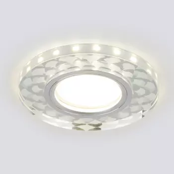 Встраиваемый светильник Elektrostandard 2247 MR16 SL/WH зеркальный/бел