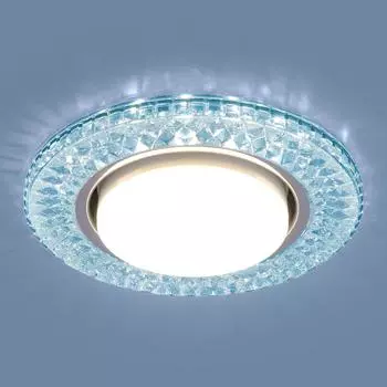 Встраиваемый светильник Elektrostandard 3021 3021 GX53 BL лазурный