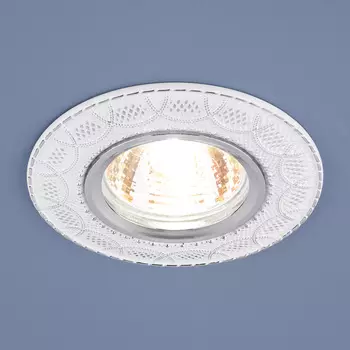 Встраиваемый светильник Elektrostandard 7010 7010 MR16 WH/SL белый/сер