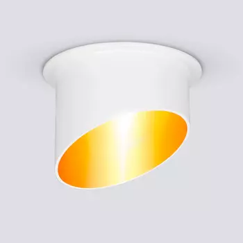 Встраиваемый светильник Elektrostandard 7011, 7005 7005 MR16 WH/GD бел