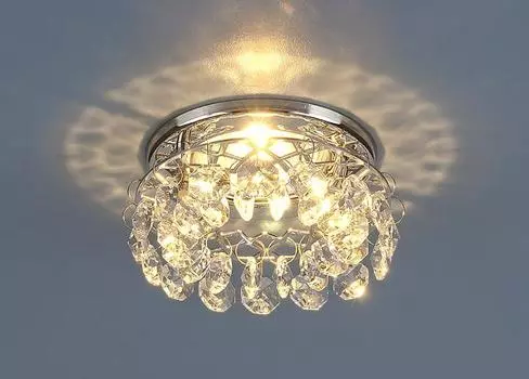 Встраиваемый светильник Elektrostandard 7070 7070 MR16 СH/CL хром/проз