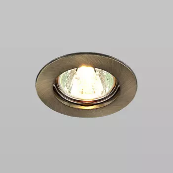 Встраиваемый светильник Elektrostandard 863 863 MR16 SB бронза