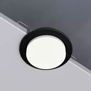 Встраиваемый светильник Elektrostandard Circu 1035 GX53 WH черный