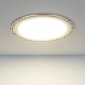 Встраиваемый светильник Elektrostandard DLR006 DLR006 12W 4200K PS/N перламутровый серебро/никель