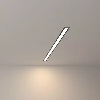 Встраиваемый светильник Elektrostandard Линейный светодиодный встраиваемый светильник 78см 15W 4200К черный матовый (100-300-78)