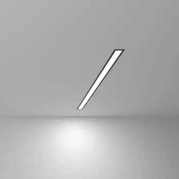 Встраиваемый светильник Elektrostandard Линейный светодиодный встраиваемый светильник 78см 15W 6500К черный матовый (100-300-78)