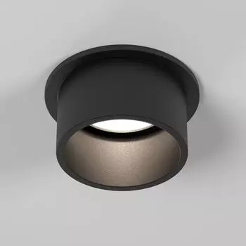 Встраиваемый светильник Elektrostandard Moll 25004/01 GU10 чёрный