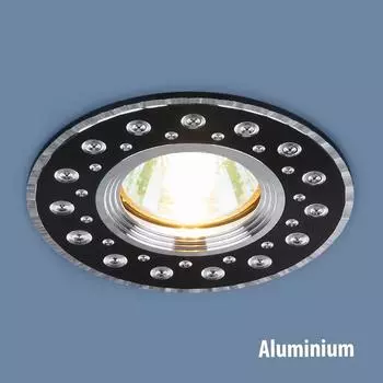 Встраиваемый светильник Elektrostandart Алюминиевый точечный светильник 2008 MR16 BK черный