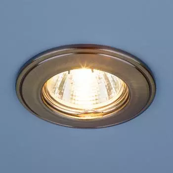 Встраиваемый светильник Elektrostandart Точечный светильник 7002 MR16 GAB бронза