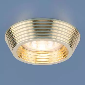 Встраиваемый светильник Elektrostandart Точечный светильник 6066 MR16 GD золото