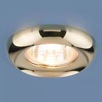 Встраиваемый светильник Elektrostandart Точечный светильник 6065 MR16 GD золото