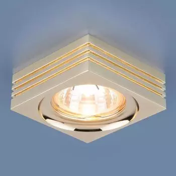 Встраиваемый светильник Elektrostandart Точечный светильник 6064 MR16 GD золото