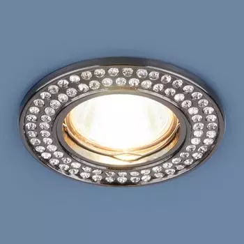 Встраиваемый светильник Elektrostandart Точечный светильник 8334 MR16 GU/CL черный/прозрачный