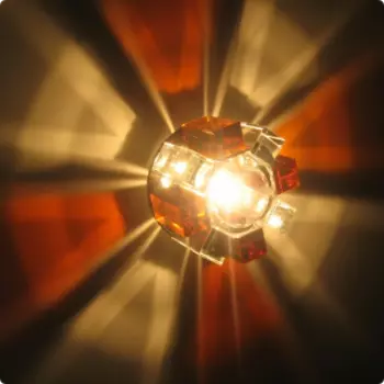 Встраиваемый светильник Elvan TCH-1038-GY-5.3-Amb-Ch