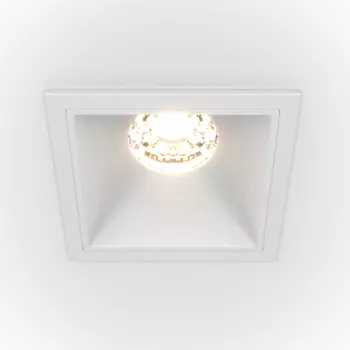 Встраиваемый светильник Maytoni Alfa Led DL043-01-10W4K-SQ-W