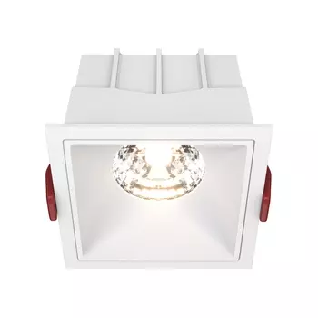Встраиваемый светильник Maytoni Alfa LED DL043-01-15W3K-SQ-W