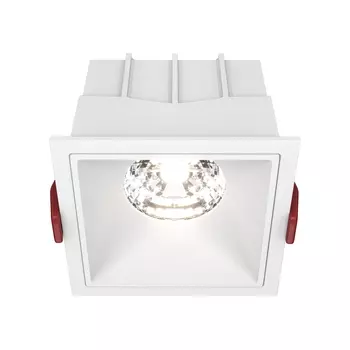 Встраиваемый светильник Maytoni Alfa Led DL043-01-15W4K-D-SQ-W