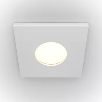 Встраиваемый светильник Maytoni Stark DL083-01-GU10-SQ-W