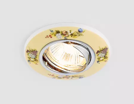 Встраиваемый светильник с цветочками Design D2950 BG Ambrella