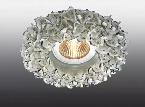 Встраиваемый светильник с цветочками Farfor 369950 Novotech