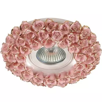 Встраиваемый светильник с цветочками Farfor 370044 Novotech