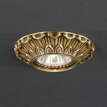 Встраиваемый светильник с узорами 1077 Spot 1077 br Reccagni Angelo