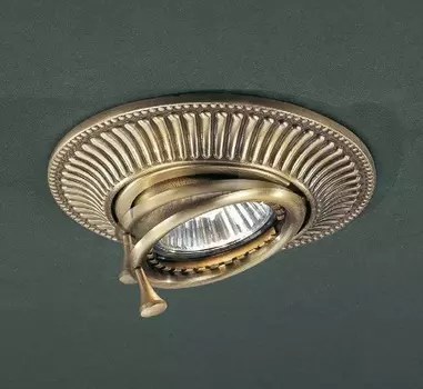 Встраиваемый светильник с узорами 1082 Spot 1082 br Reccagni Angelo
