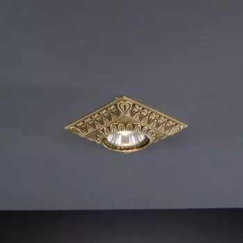 Встраиваемый светильник с узорами 1083 Spot 1083 br Reccagni Angelo