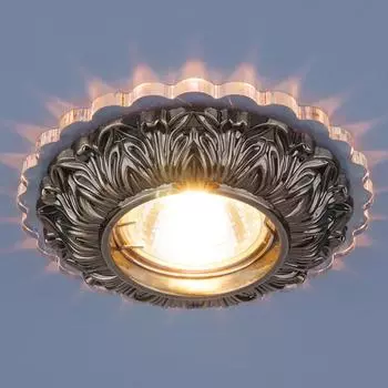 Встраиваемый светильник с узорами 6026 6026 MR16 SB бронза Elektrostandart