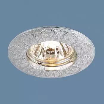 Встраиваемый светильник с узорами 603 603 MR16 CH хром Elektrostandart