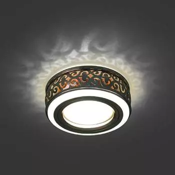 Встраиваемый светильник с узорами Backlight BL093 Gauss