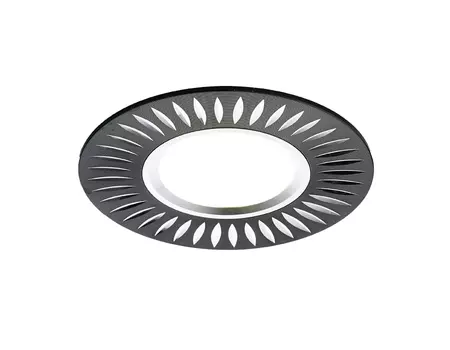 Встраиваемый светильник с узорами Classic A507 BK/AL Ambrella