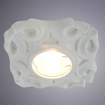 Встраиваемый светильник с узорами Contorno A5305PL-1WH Arte Lamp