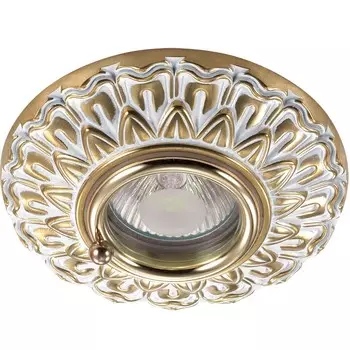Встраиваемый светильник с узорами Daisy 370051 Novotech