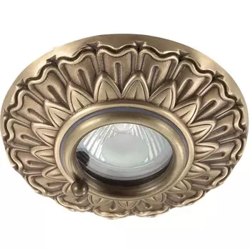 Встраиваемый светильник с узорами Daisy 370053 Novotech