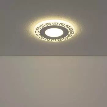 Встраиваемый светильник с узорами DSS002 DSS002 6W 4200K Elektrostandart