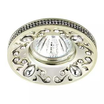 Встраиваемый светильник с узорами Erba 370238 Novotech