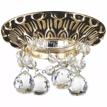 Встраиваемый светильник с узорами Grape 369998 Novotech