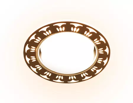 Встраиваемый светильник с узорами Gx53 Led G433 WH/WW Ambrella