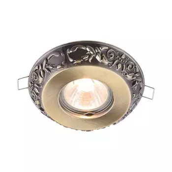 Встраиваемый светильник с узорами Metal DL300-2-01-BS Maytoni