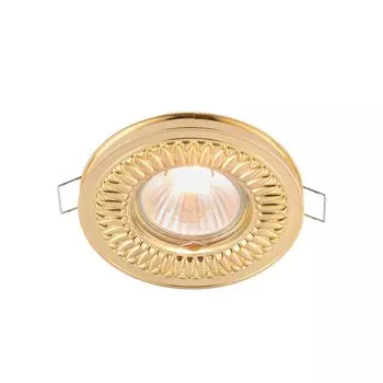 Встраиваемый светильник с узорами Metal DL301-2-01-G Maytoni